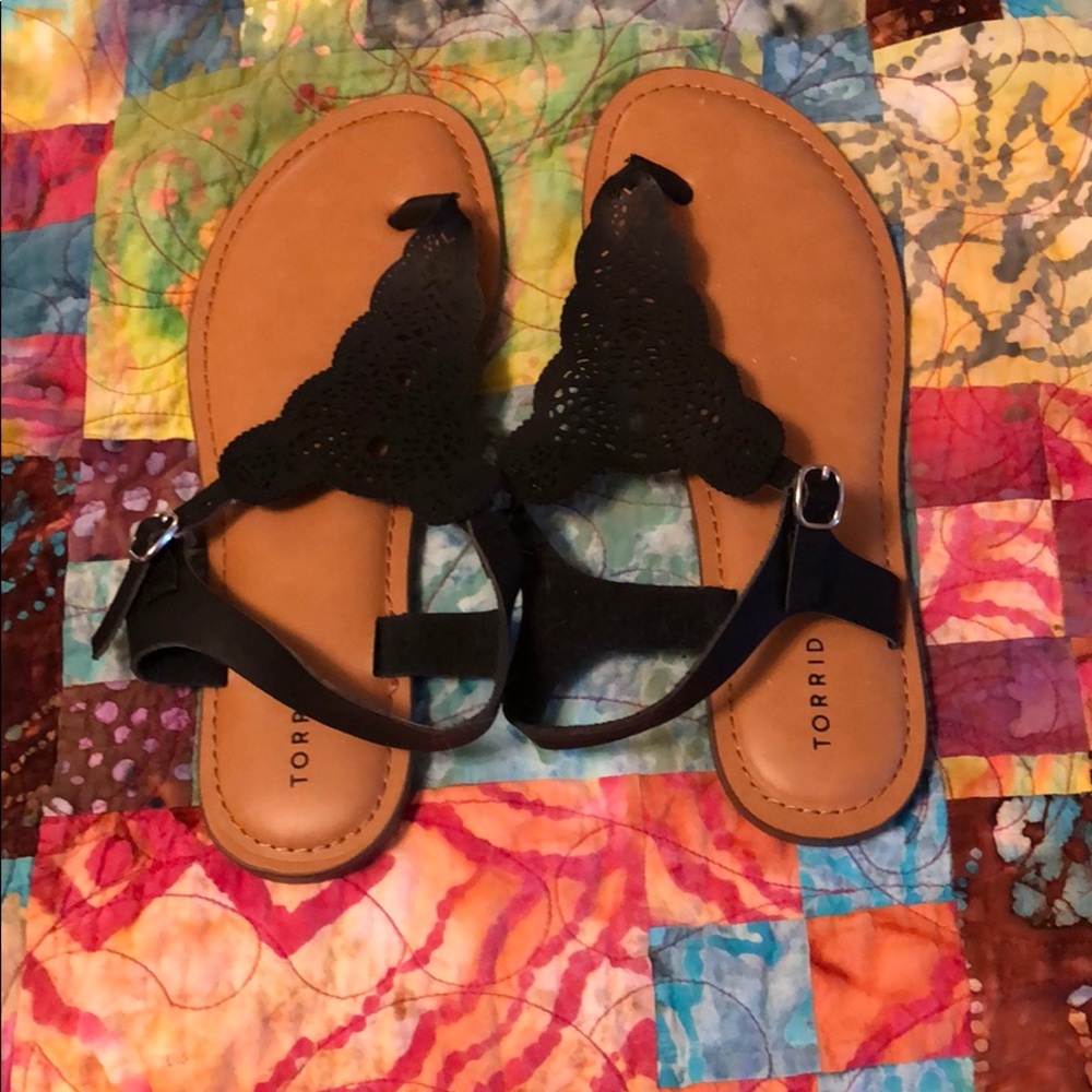 Black sandals